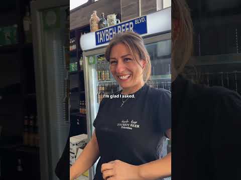 a brewery in Palestine?! 😳 #palestine #beerbrewing