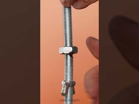 How to connect a threaded rod without welding 💥 easy metal hack