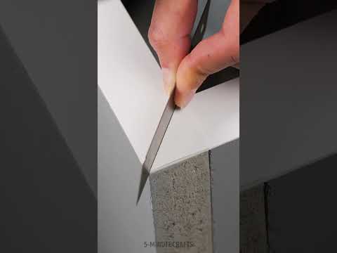 Smart Trick for Clean PVC Corners 💡🪚