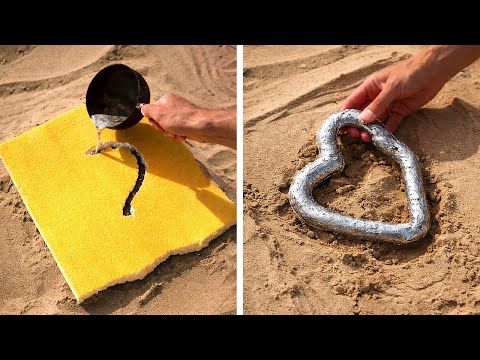 Adorable Crafts made from Melted Metal