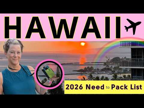 30 Travel Essentials I Specifically Packed for a Hawaiian Vacation