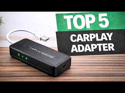 Top 5 BEST CarPlay Wireless Apple CarPlay & Android Auto Adapters (2026)