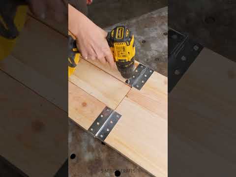 The most simplest DIY stool! 🪑 From only three wood pieces 🪵