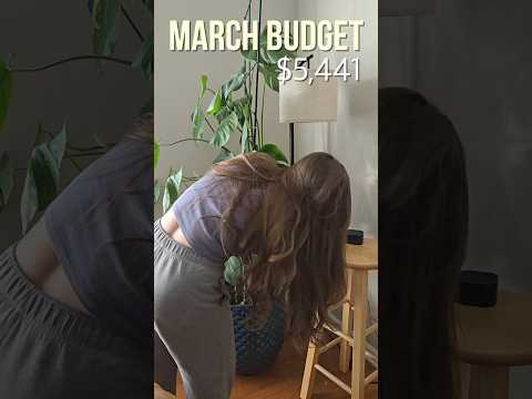 How I'm budgeting $5,441 in March