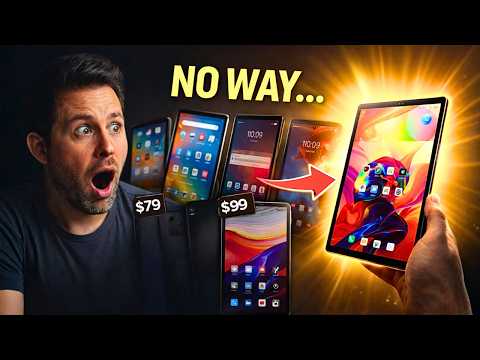 I Bought the 5 CHEAPEST Tablets On Amazon… One Shocked Me