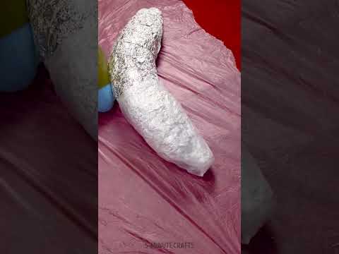 She made a crazy mold using foil only 😲✨