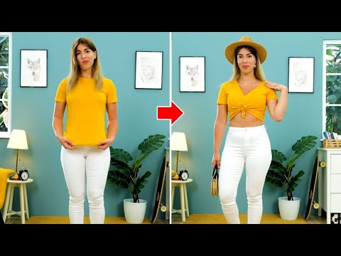 Upgrade Your Boring Clothes into Something Fancy with One Cut