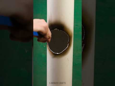 How to install sewer pipe fitting ♻️ PVC pipe easy repair