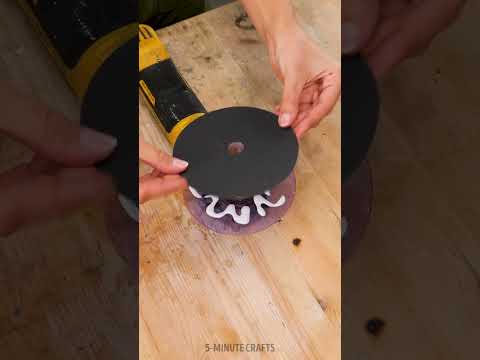 DIY Sander Wheel From An Old CD 💿🪚