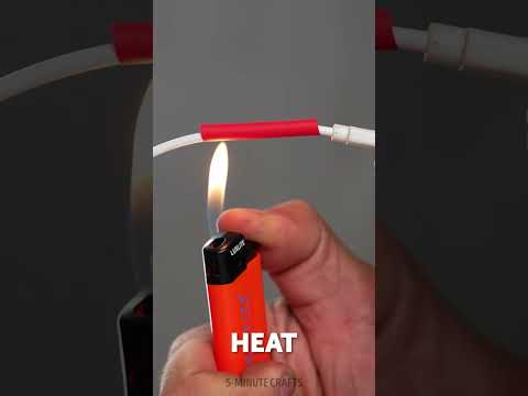 Useful hack⚡how to repair a charging cable DIY