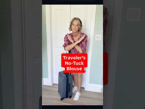 Do Not Tuck In This Vacation Blouse #vacationoutfit