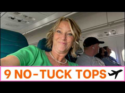 Midlife Vacation Style: 10 "Tummy-Skimming" Tops That Aren't Boring T-Shirts