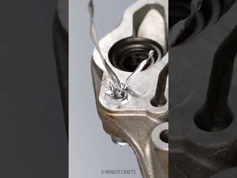 A clever mechanic's hack 🔩 how to make a smaller hole for a bolt