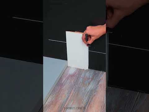 Learn how professionals cut baseboard near floor steps 🪚🧠