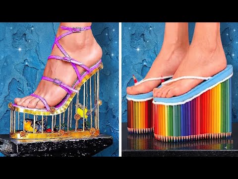 DIY Unique Shoes to Sparkle and Shine 🩰👠