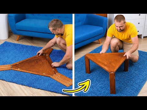 DIY Wooden Transformer Furniture 🛠️