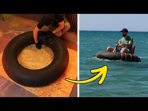 DIY Boat made from simple materials ♻️