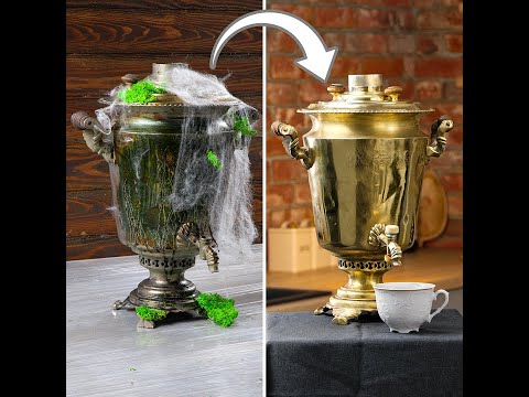 DIY premium restoration for the vintage samovar 🫖