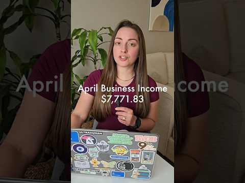 my business made $7,771 in April #incomereport