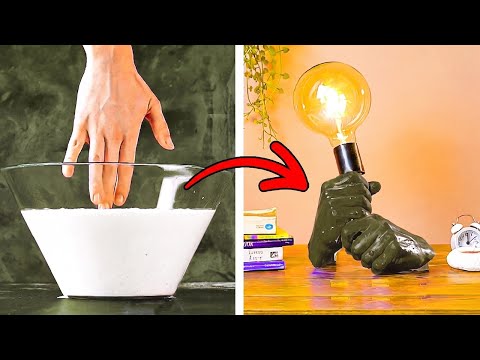 DIY Arts and Crafts: Cement And Gypsum Home Decor 🪄