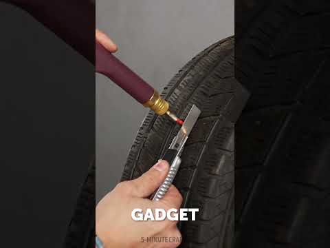 How to repair tire in minutes 🚗 🛞