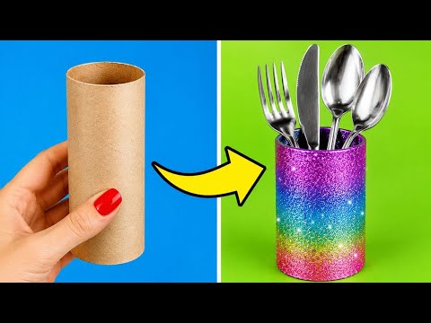 Before You Throw Away Toilet Rolls, Watch This ♻️✨