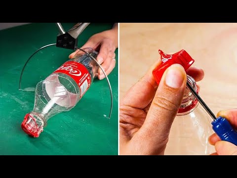 Plastic Recycling ideas. Turn old Bottles into Useful tools