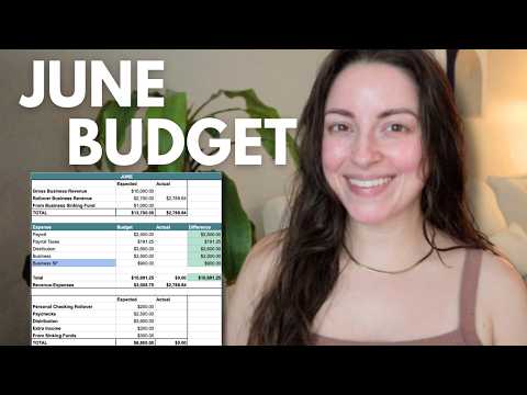 $10k month, Beach trip, Working on a Project | June 2026 Budget