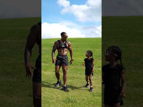 Racing my daughter on the hill, and if she wins…I will buy her a new cell phone..📲🤳😭