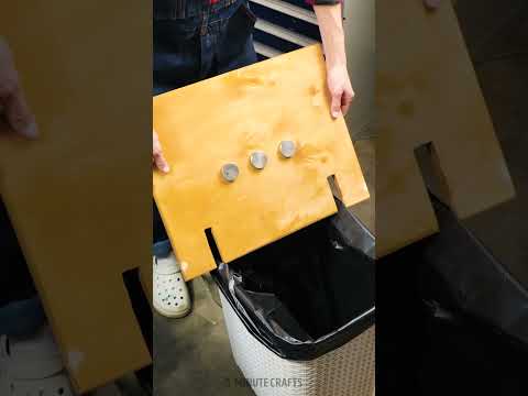 We Built a Magnetic Trash Board! 🧲🗑️