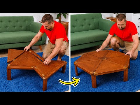 DIY Wooden Transformer Furniture. Make it Easy!
