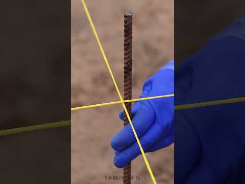 How to properly install reinforcement for a quick house foundation 🏡