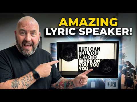 This Thing Is Amazing! MorningBlues SonicGlass A1 Lyric Speaker