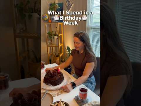 What I spent in my birthday week 🎂