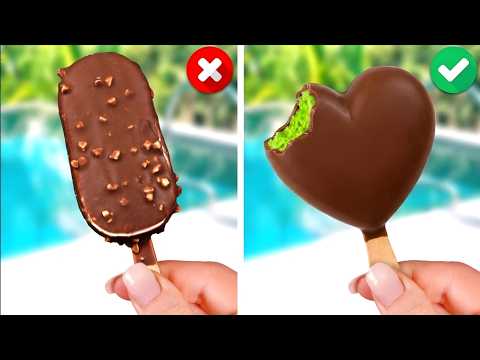 ICE CREAM Dessert Ideas || Sweet And Fresh Food Ideas With Chocolate, Candy And Cake