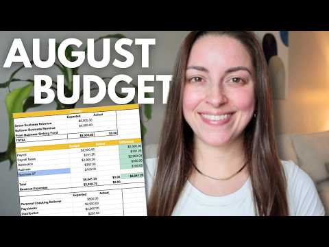 August Budget | New sinking funds, extra mortgage payment