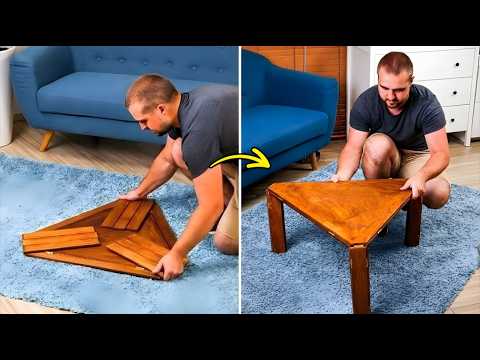 DIY Wooden Transformer Furniture. Creative Projects are Nice to look