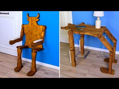 DIY Transformer Furniture. Amazing Solutions for Small Spaces
