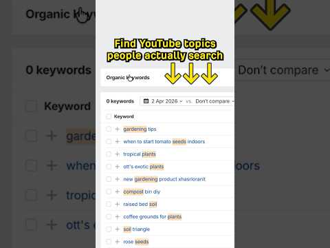 Use this Trick to Find YouTube SEO Topics