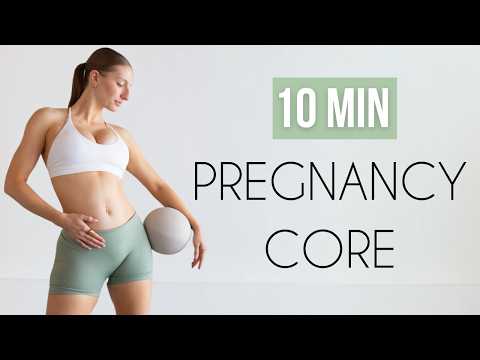 10 Min Pregnancy Core Workout | For All Trimesters