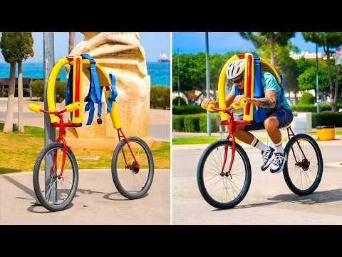 DIY Standing Bicycle. Bike upgrades for fans