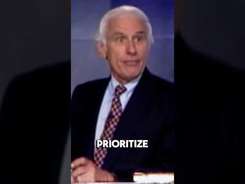 Your Schedule Reveals Your Priorities | Jim Rohn