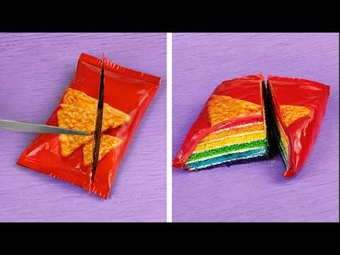 Cake or Fake? Tasty Dessert ideas And Cakes with Chocolate, Marshmallow And Candy