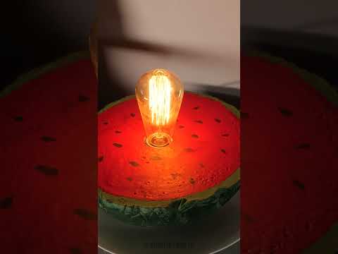 This Watermelon Lamp Is Made from… Toilet Paper 🤯🍉2 wonderful ideas