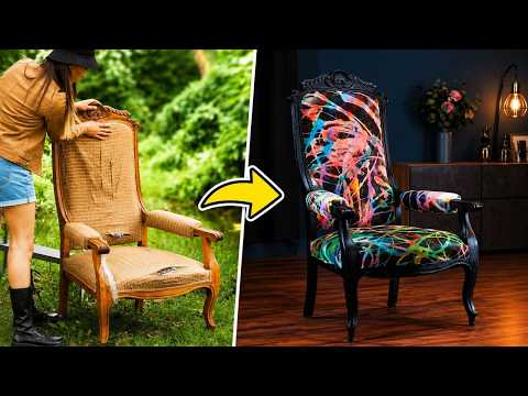 🪑 10+ DIY Furniture Makeovers That Bring Old Pieces Back to Life ⭐