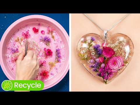 Nice and Wonderful Epoxy Resin crafts you will Love. Jewelries and Acessories