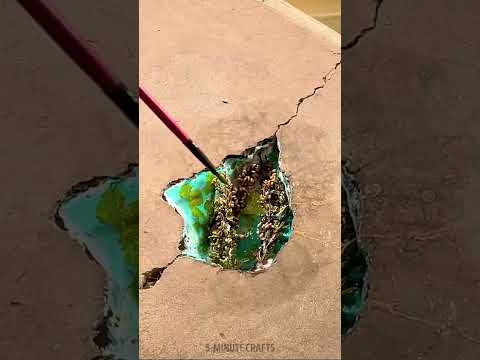 😂 Why Fix a Hole When You Can Make a Tiny Fake Lake?