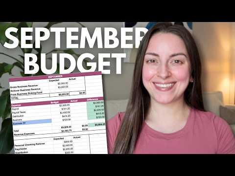 How I'm Budgeting for September | Travel, Another New Sinking Fund
