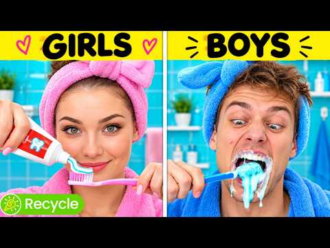 Boys VS Girls. Funny Situations and Solutions for Them