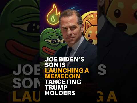 Joe Biden’s son is launching a memecoin